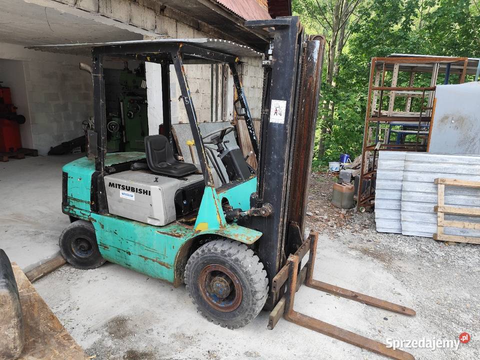 Wózek widłowy Mitsubishi 25 T tony diesel Maków Podhalański