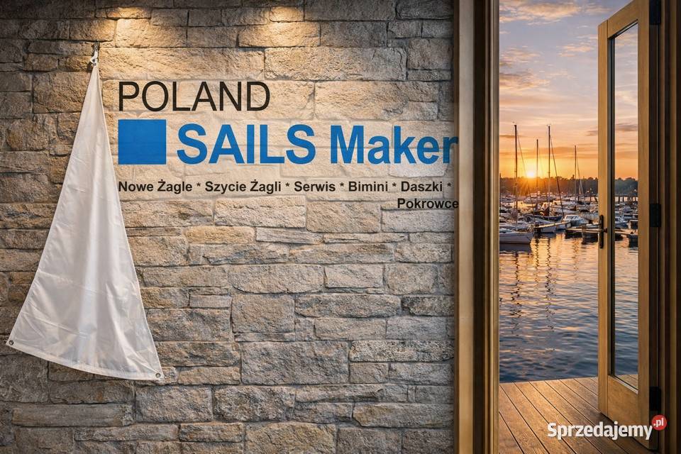 Żagiel GROT do łódki Solina 27 Solina 800 Sporty wodne Warszawa