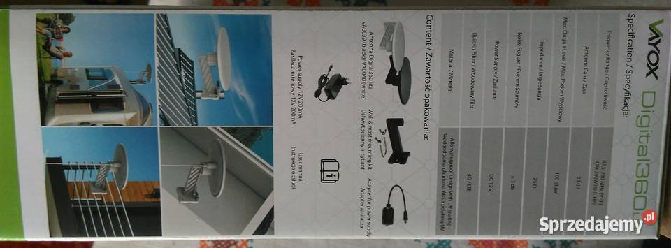 Antena TV Digital 360 Warszawa sprzedam