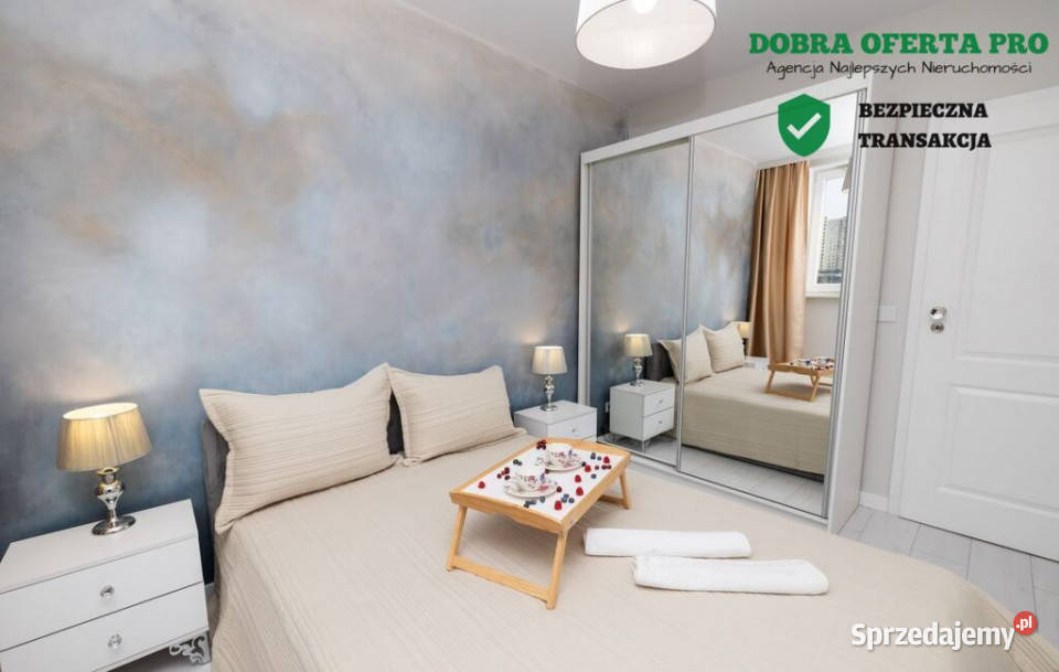 Luksusowy apartament glamour z loggią garaż Gdańsk