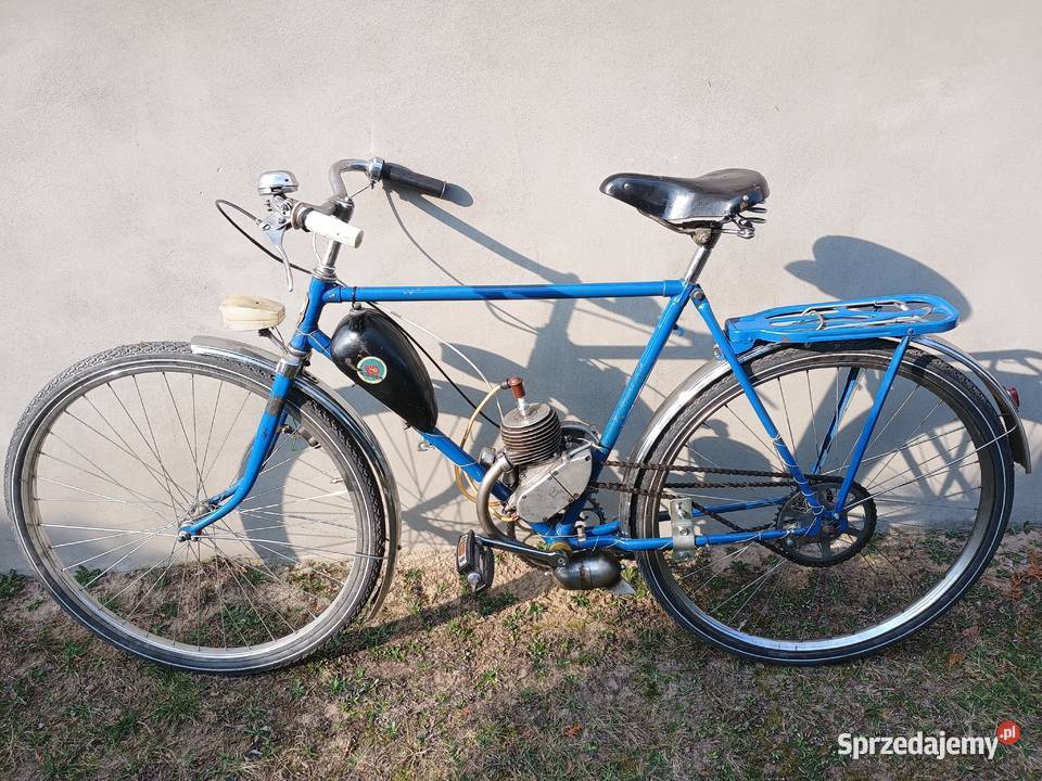 Rower z silnikiem KO D4 1957r zabytkowy Kurzętnik