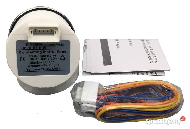 Wskaźnik Ciśnienia Oleju 010 BAR 52mm KUS seria lubuskie Gorzów Wielkopolski