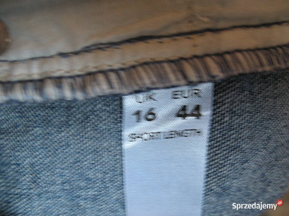 Szorty spodnie bermudy Jeans 44 2XL biodra 110 niebieski Spodnie mazowieckie Siedlce