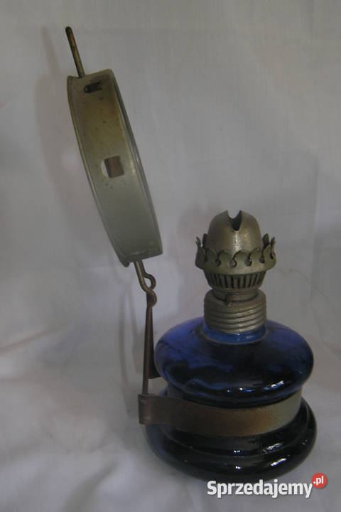 lampa naftowa vintage kobaltowa PRLMDvin Bartków