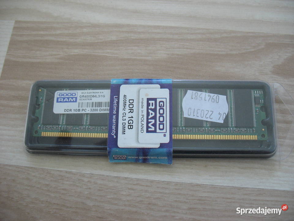 1GB RAM made in Poland GoodRam Grodzisk Mazowiecki