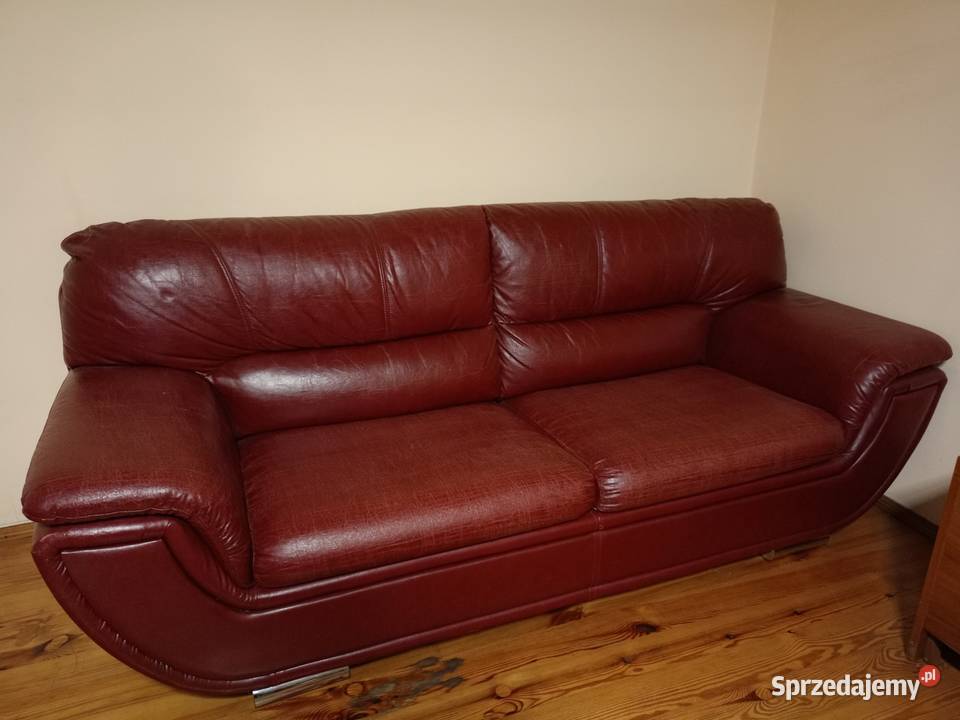 Skórzany komplet wypoczynkowy Komplety wypoczynkowe Lubin