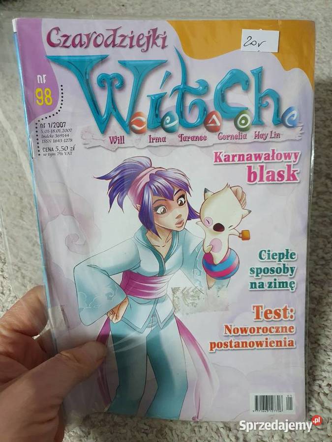 Czarodziejki WITCH zestaw 7 komiksów Rok wydania 2007 Gdynia