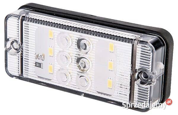 Lampa cofania LED prostokątna 1224V biała małopolskie