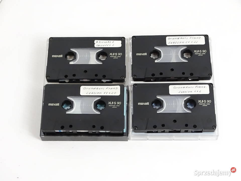 Kasety magnetofonowe Maxell XLIIS 90 Type II lubelskie Biłgoraj