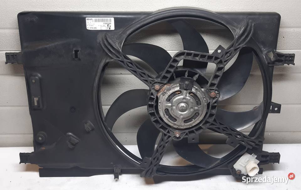WENTYLATOR CHŁODNICY FIAT PUNTO EVO OPEL CORSA D Układ chłodzenia Mielęcin