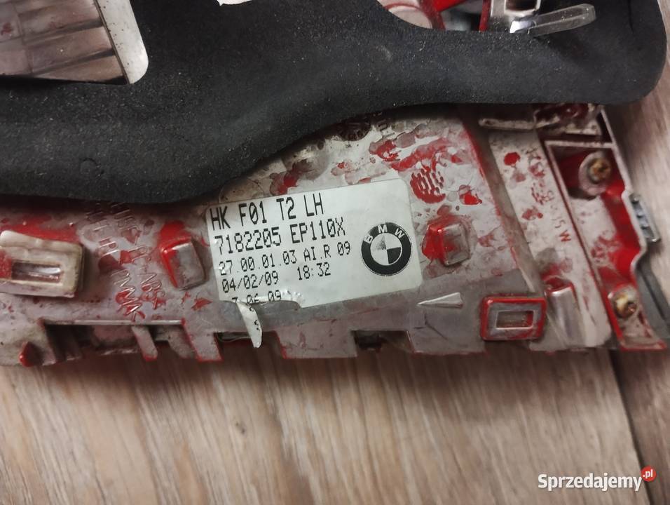 LAMPA LEWA TYLNA W KLAPE BMW F01 F02 7182205 Lampy tylne Gdańsk sprzedam