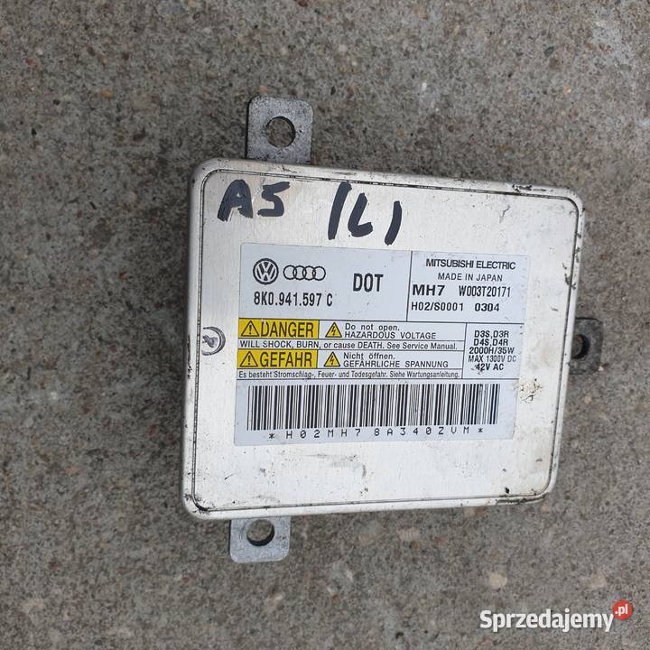 AUDI A5 I 8T PRZETWORNICA XENON 8K0941597C osobowe Łochowice