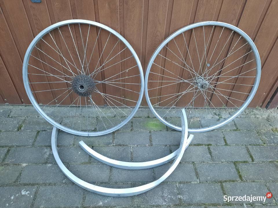 Koła obręcze aluminiowe stary rower PRL łódzkie Sieradz