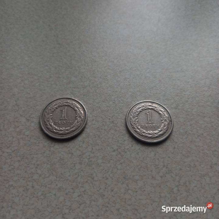 Monety 1zl z 1990 i z 1991r Mrozy sprzedam