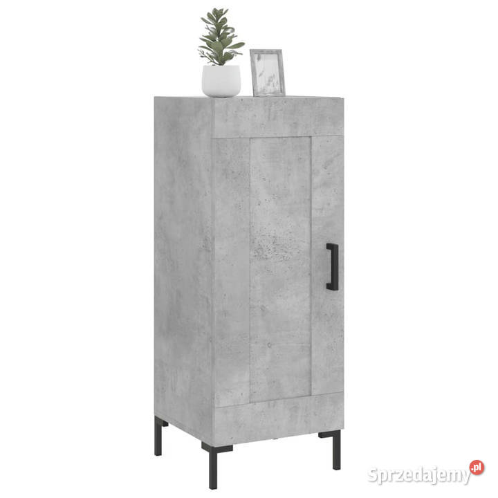 Szafka szarość betonu 345x34x90 materiał Warszawa