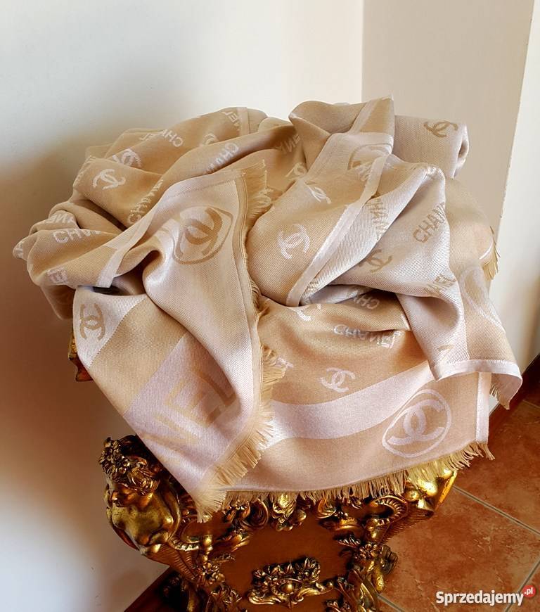 CHANEL SZAL DUŻA CHUSTA CC CHUSTA CHANEL Bydgoszcz sprzedam