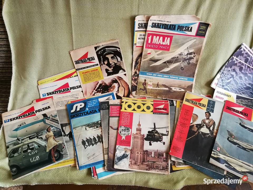 Skrzydlata Polska 19681977 Retro Lotnictwo PRL Antyki, Sztuka, Kolekcje Szczecin