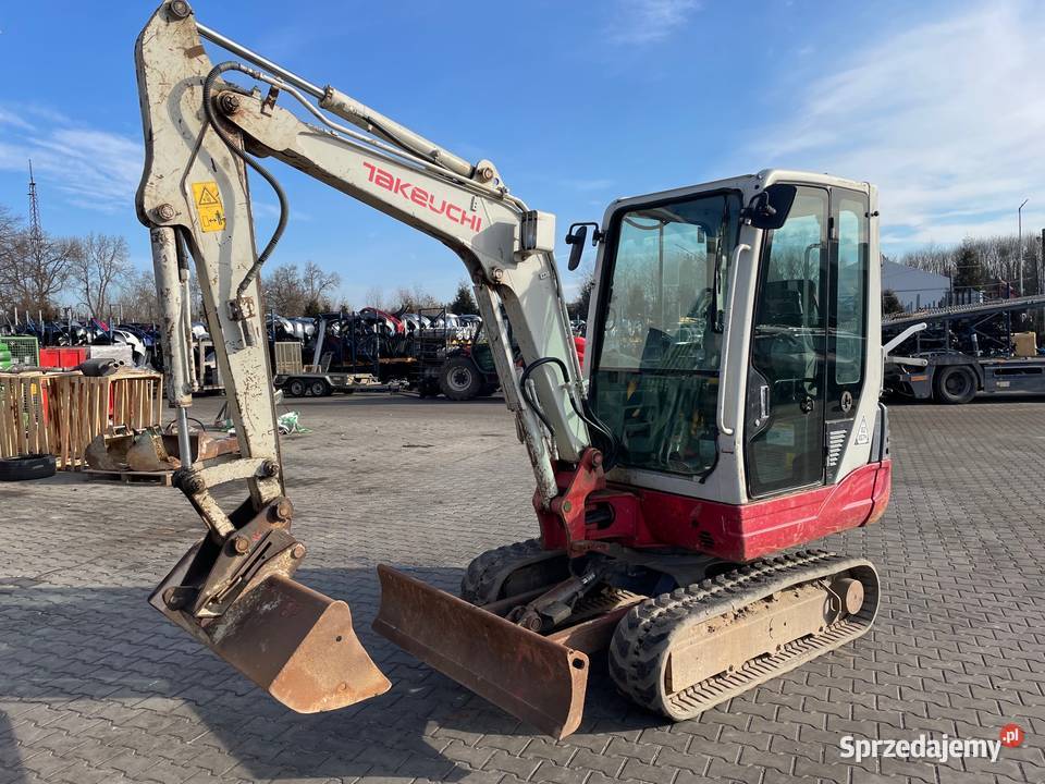 Minikoparka 28t Takeuchi TB228 JCB CAT Kubota pełny VAT Ujazd