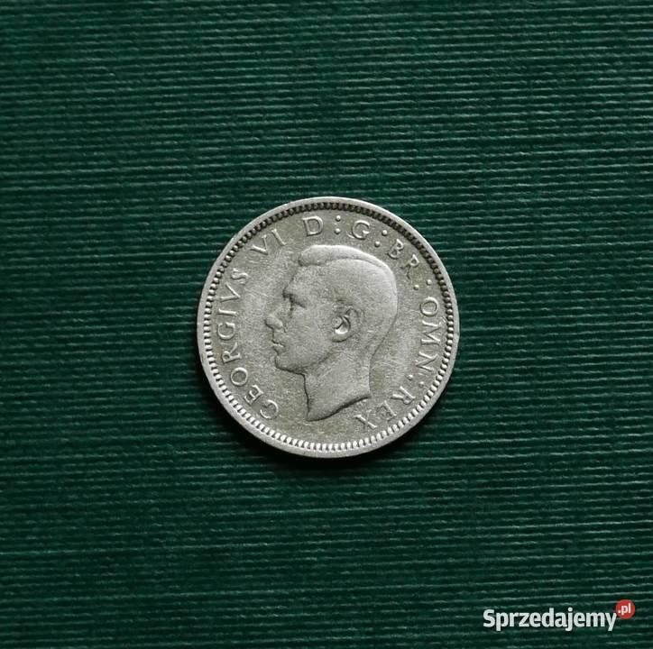 WIELKA BRYTANIA 6 pensów 1941r Gliwice