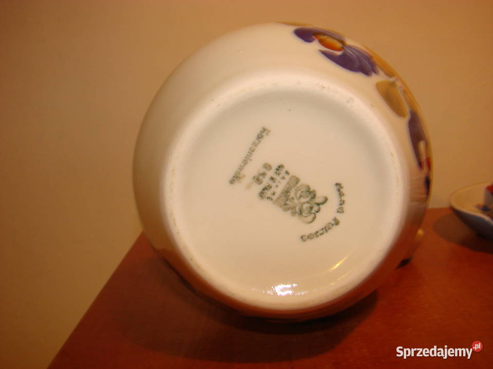 Włocławek fajansowy dzbanek PRL Pruszcz Gdański