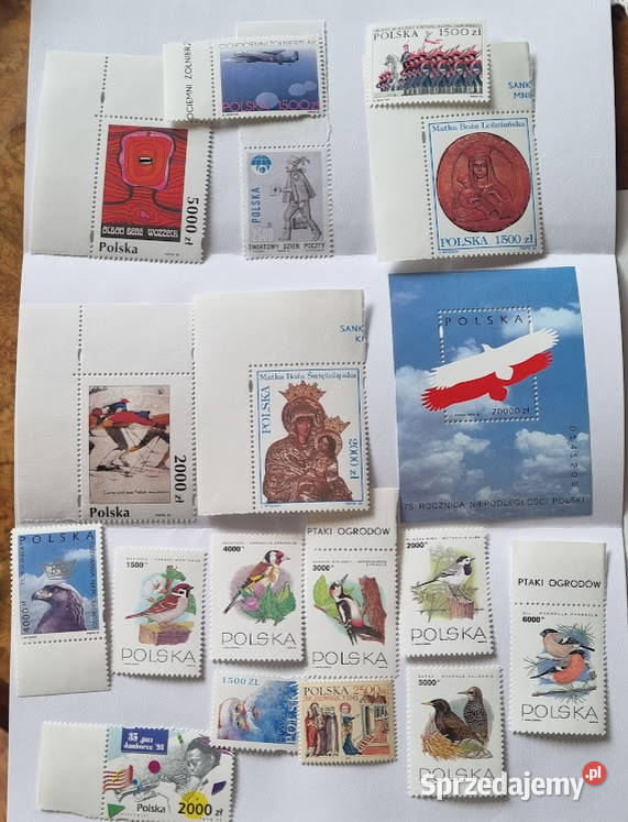 Znaczki pocztowe 19921993 czyste lubuskie Zielona Góra sprzedam