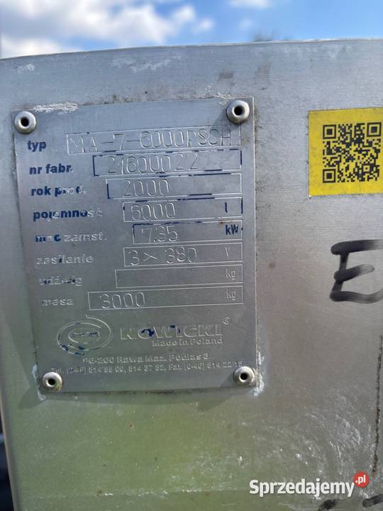 Masownica próżniowa Nowicki MA76000 PSCH śląskie Sosnowiec