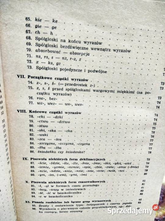 Zasady pisowni języka polskiego Taszycki Warszawa sprzedam