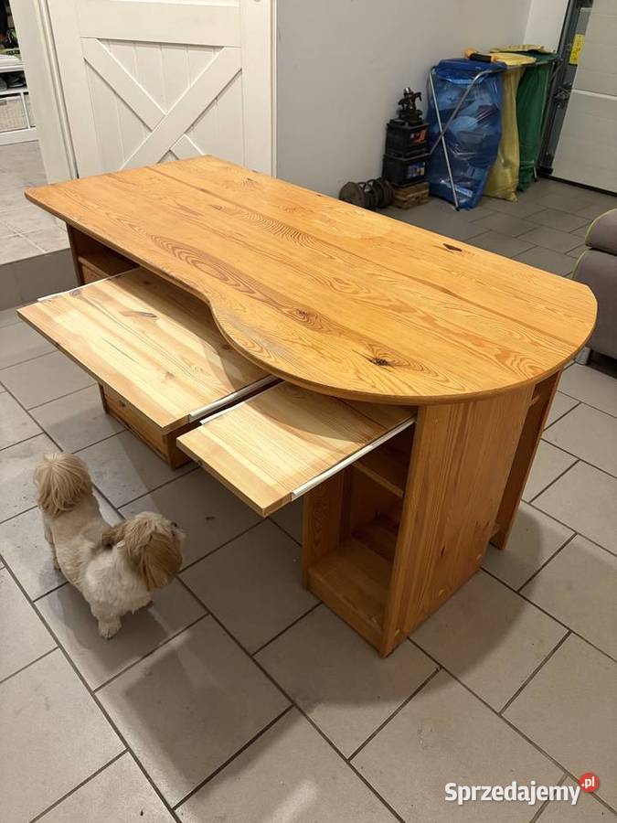 Biurko sosnowe lite drewno Gorzów Wielkopolski