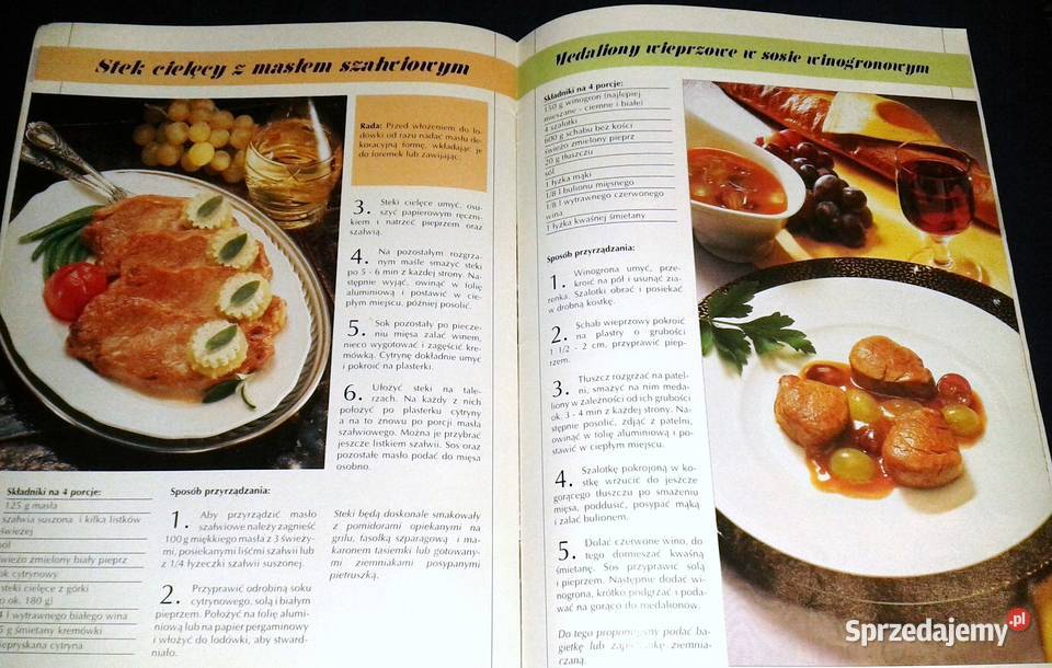 Moja kuchnia Sznycle steki i medaliony 041997 miękka sprzedam