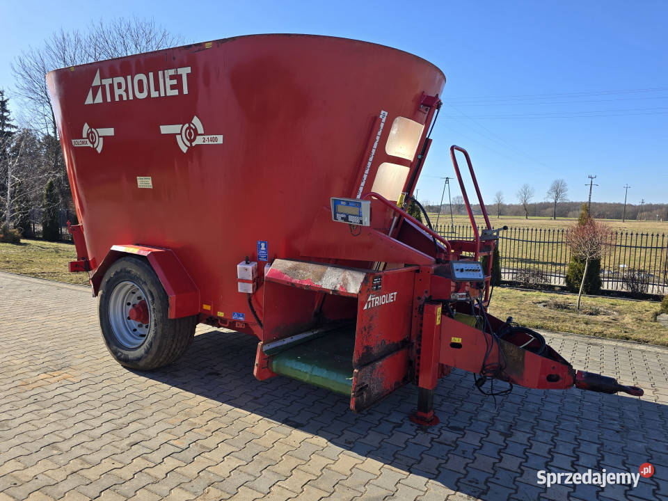 Wóz paszowy TRIOLIET SOLOMIX 21400 14 m3 niski podlaskie Wizna