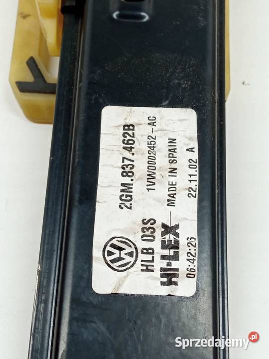 MECHANIZM SZYBY PRAWY PRZÓD 2Q2959406E VW osobowe