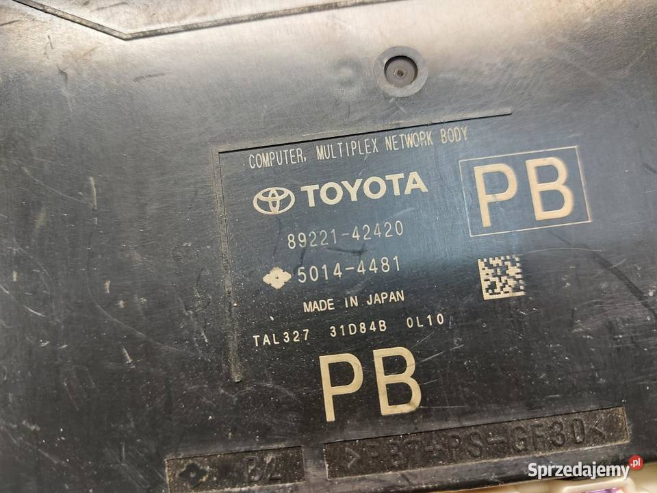 TOYOTA RAV4 Moduł sterownik komfortu 8922142420 Części samochodowe