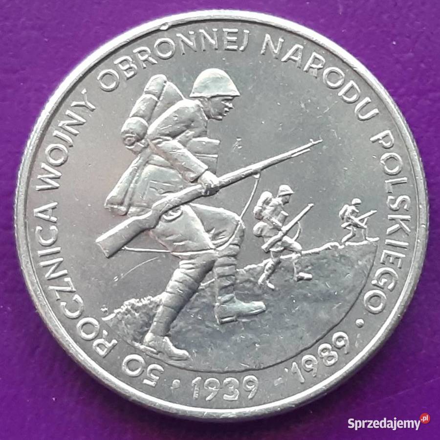 Moneta PRL 500 ZŁOTYCH 1989 50 Rocznica Wojny
