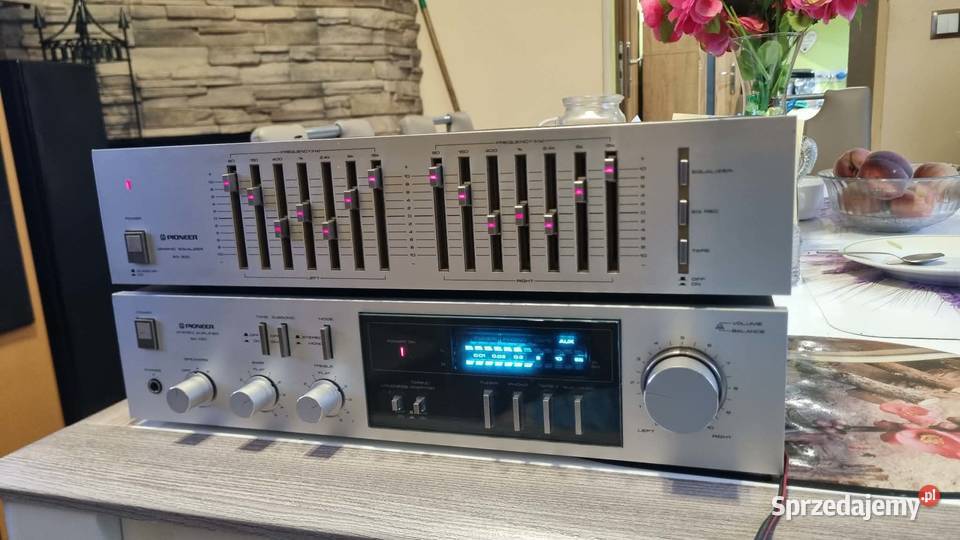 Wzmacniacz Pioneer SA 720 plus Korektor Pioneer Warta