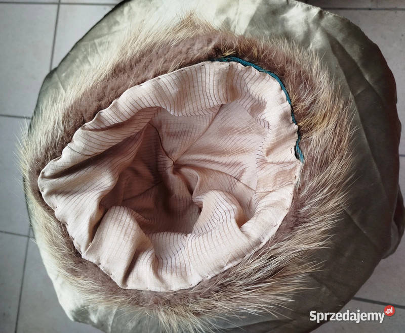 Czapka z futra z nutrii naturalne futro Rozmiar 42(XL) Poznań sprzedam
