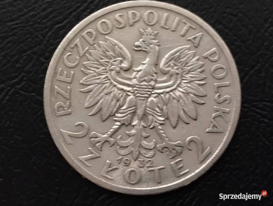 Moneta II RP 2 1932r Polonia Ag750 Numizmatyka
