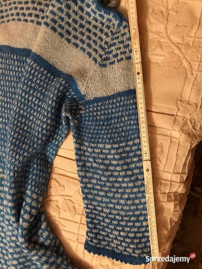 Suknia damska dziergana druty robota własna 4648 Odzież damska Zbąszynek