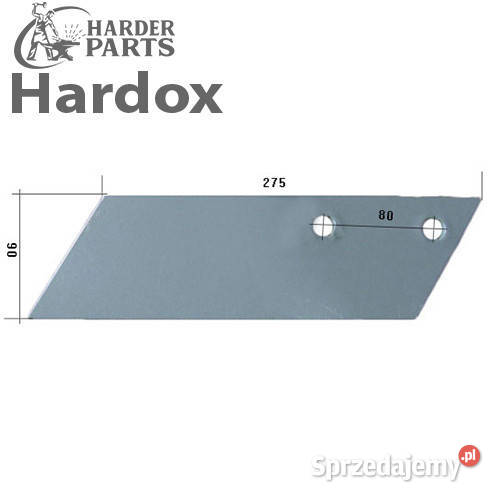 Dłuto 100hektarów HARDOX 94610P części do pługa