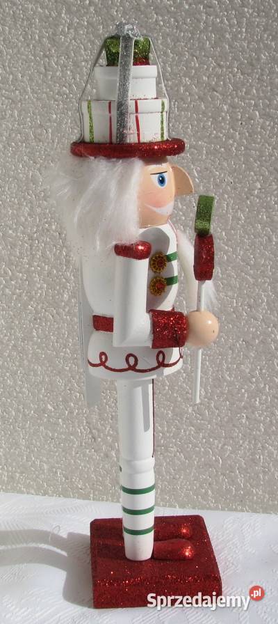 Dziadek do orzechów figurka drewniana Boże wielokolorowy Koszalin