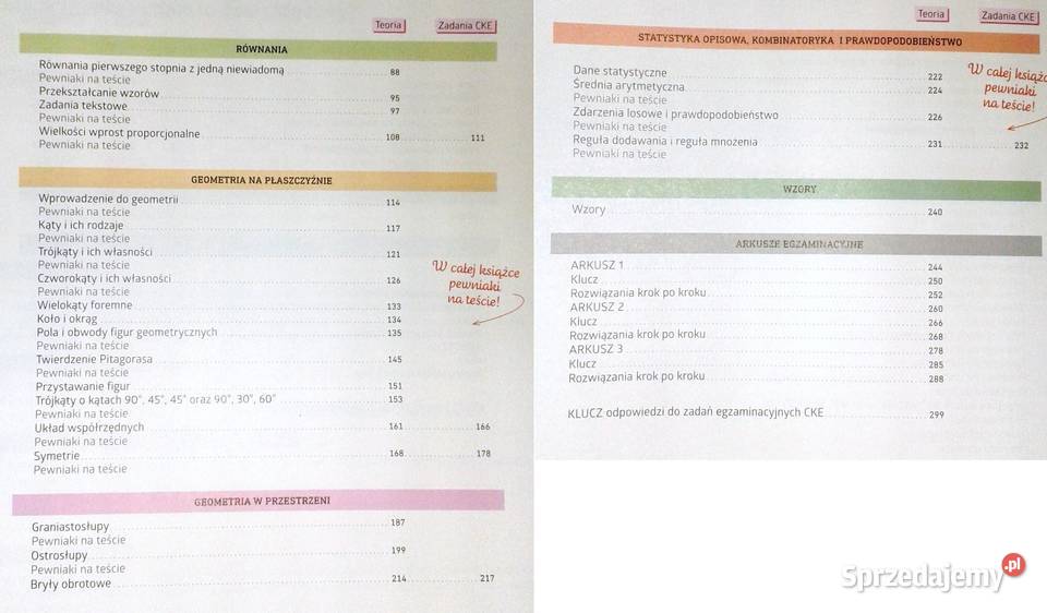 Matematyka Egzamin ósmoklasisty na 100