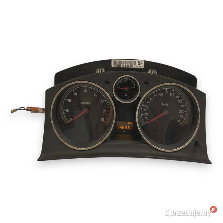 LICZNIK ZEGARY 13225986 XF Opel Astra H Zafira B Motoryzacja Chełm