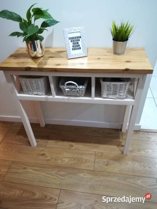 Konsola drewniana styl prowansalski Pozostałe Szadek