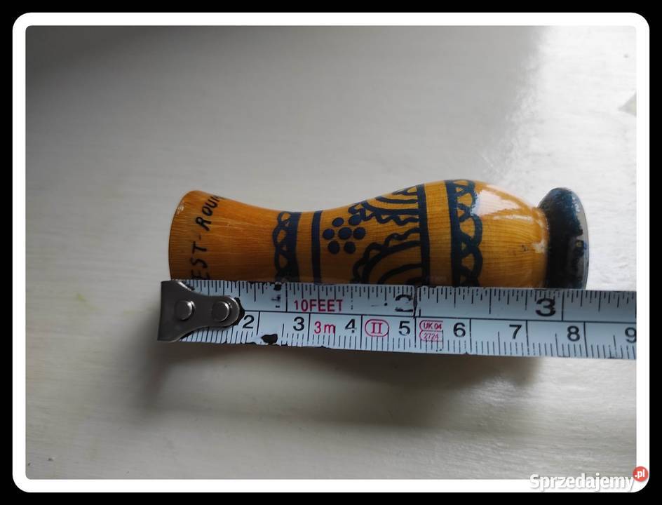 Pamiątka wazonik miniaturka Bucarest Roumanie Pozostałe Płock