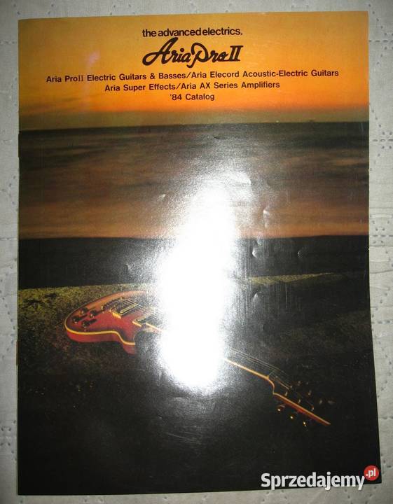 Aria Pro II Electric Guitars Catalog katalog Gitary i akcesoria Kępice