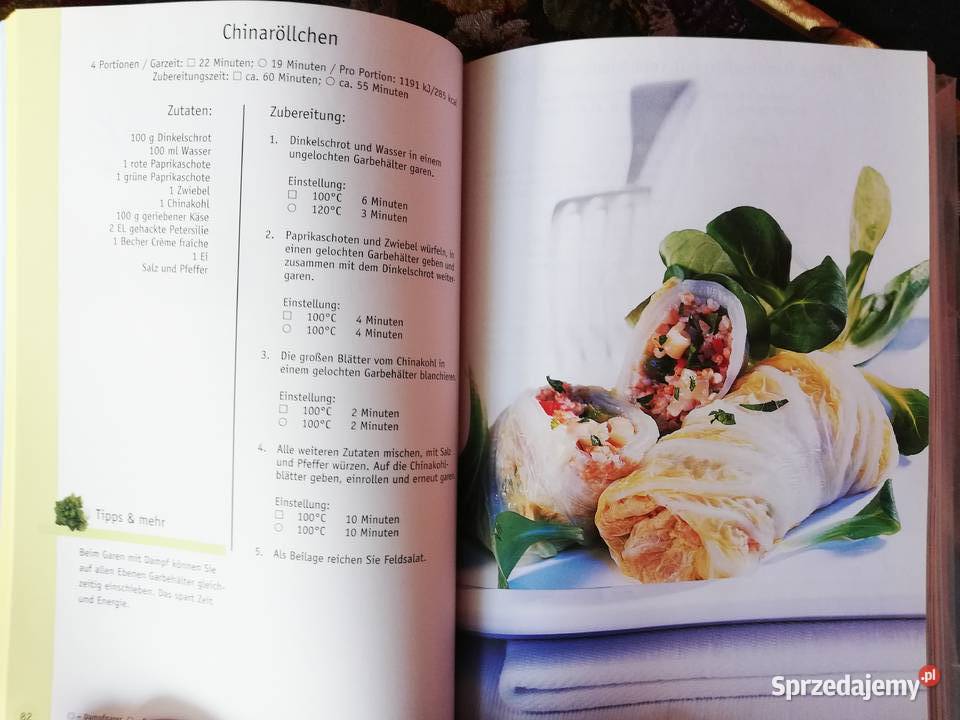 Dampfgaren Kochen und Geniessen mit Miele sprzedam