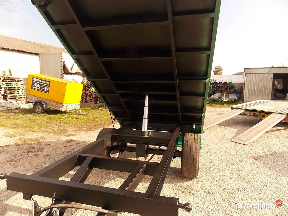 Przyczepa wywrotka jednoosiowa nowa bmocna