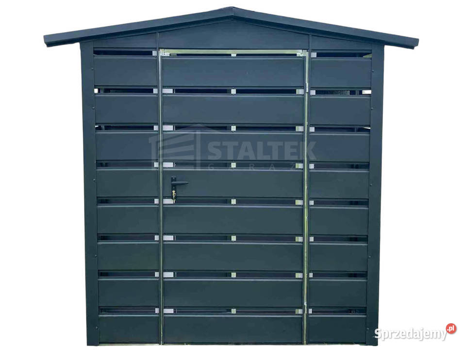 Wiata śmietnikowa 15x05m antracyt dach Leszno sprzedam