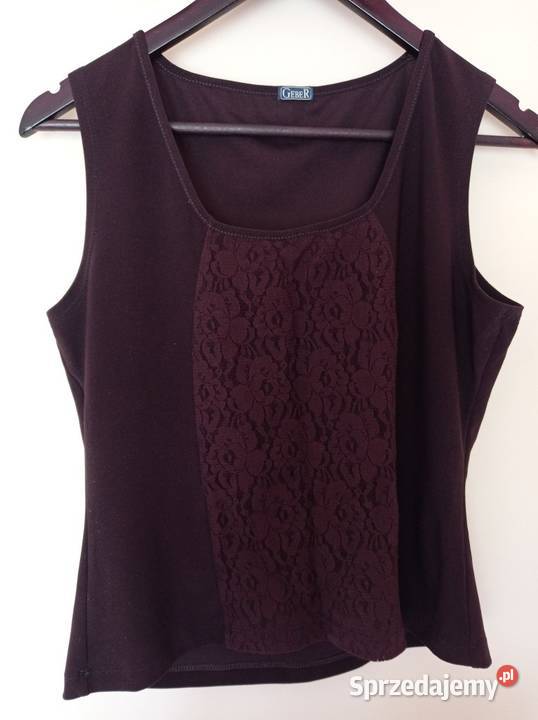 Brązowa bluzka marki Geber podlaskie Hajnówka sprzedam