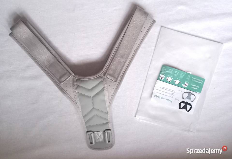 Korektor postawy Pas regulowany Szary r L Unisex Białystok sprzedam