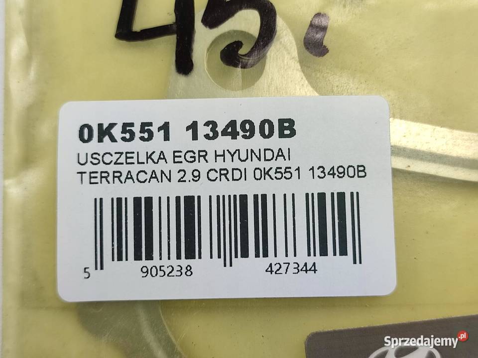 USZCZELKA TURBOSPRĘŻARKI HYUNDAI TERRACAN 29